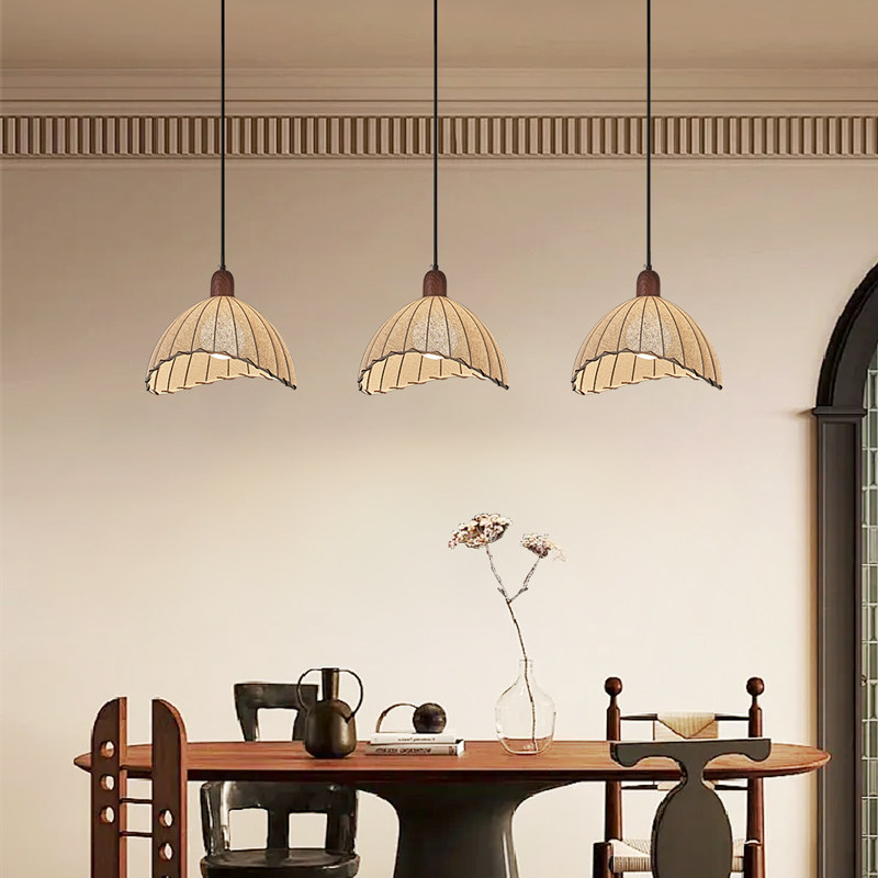 箭牌照明复古餐厅吊灯新款全光谱护眼高级餐桌中古美学风床头吊灯,淘宝优惠券,粉丝福利购,淘宝优惠卷