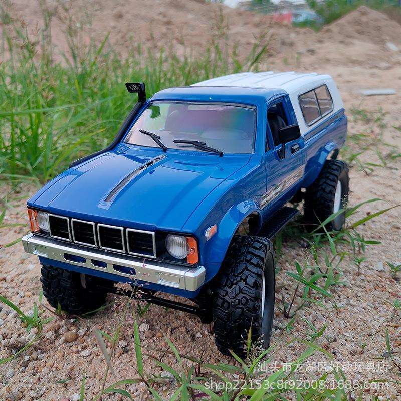 顽皮龙C24-1全比例皮卡四驱越野攀爬遥控车RC可改装儿童玩具 - 图0