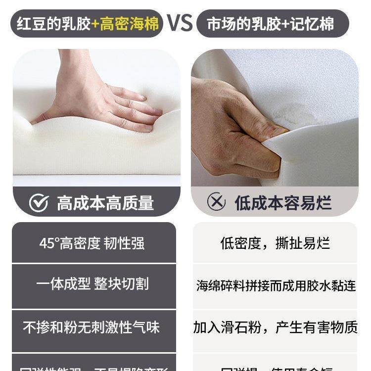 红豆乳胶记忆棉床垫家用卧室软垫榻榻米学生宿舍单人租房海绵垫C&,淘宝优惠券,粉丝福利购,淘宝优惠卷