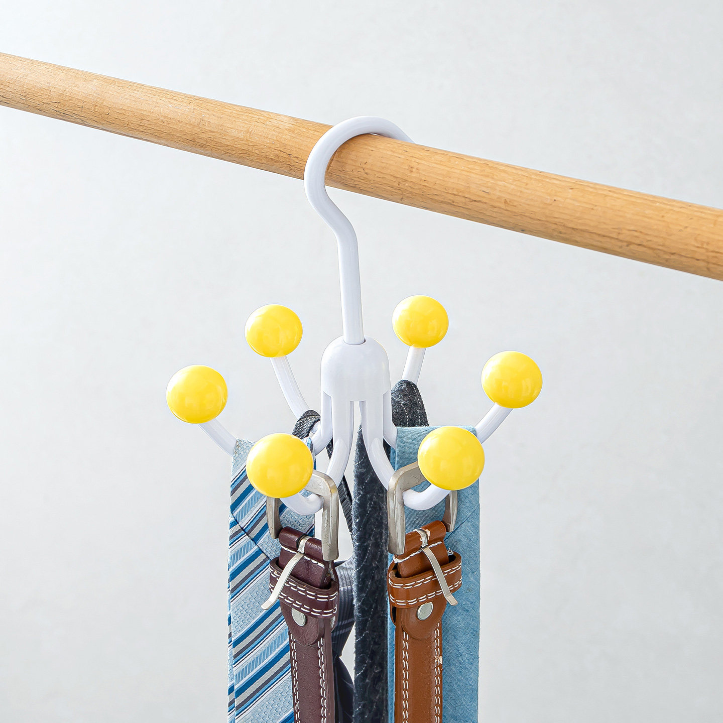 360°旋转一目了然好找好拿 衣柜收纳神器多功能帽子内衣六爪挂钩,淘宝优惠券,粉丝福利购,淘宝优惠卷