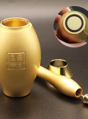 漳州片仔癀 铜钵新款捣药罐杵子药盅切割器捣碎磨粉蒜泥器 研磨器