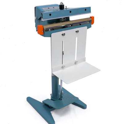 极速新脚踏e式连续封口机 铝架 脚踩薄膜塑料袋铝箔封切机 上下加 - 图1