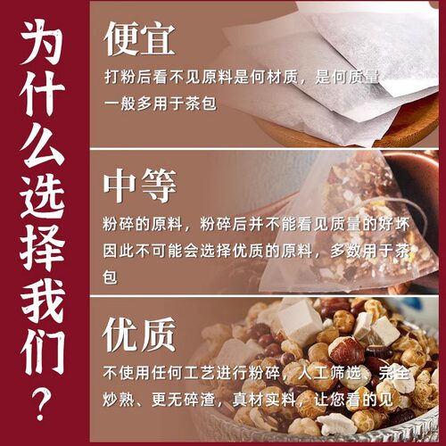 赤小豆炒熟薏米山药莲子茯苓芡实扁豆红豆薏米茶非祛湿茶煮水煲粥 - 图0
