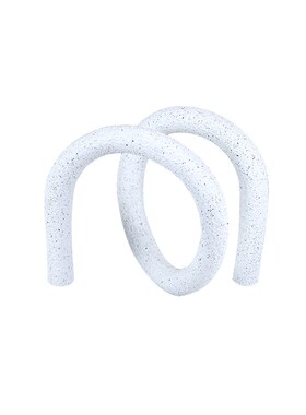 北欧风简约现代白色抽象创意树脂摆件样J板间客厅茶几书桌软装饰