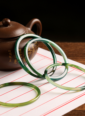 极速天然冰种玉髓叮当镯玛瑙手镯女士玉镯子母亲节送V妈妈520情人