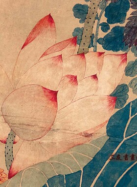 新品清代永瑢 平安如意图 卷轴挂画仿古花卉N瓶花富贵吉祥博古书