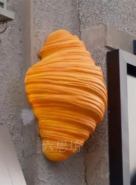 仿真大面包模型贝果面包店门头装饰蛋糕店灯箱定制玻璃钢雕塑摆件