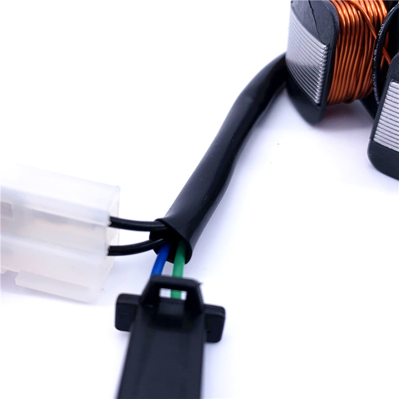 适用铃木睿彩QS125T-4B/4C瑞梦QS125T-5OA线圈磁电机定子点火线圈 - 图2