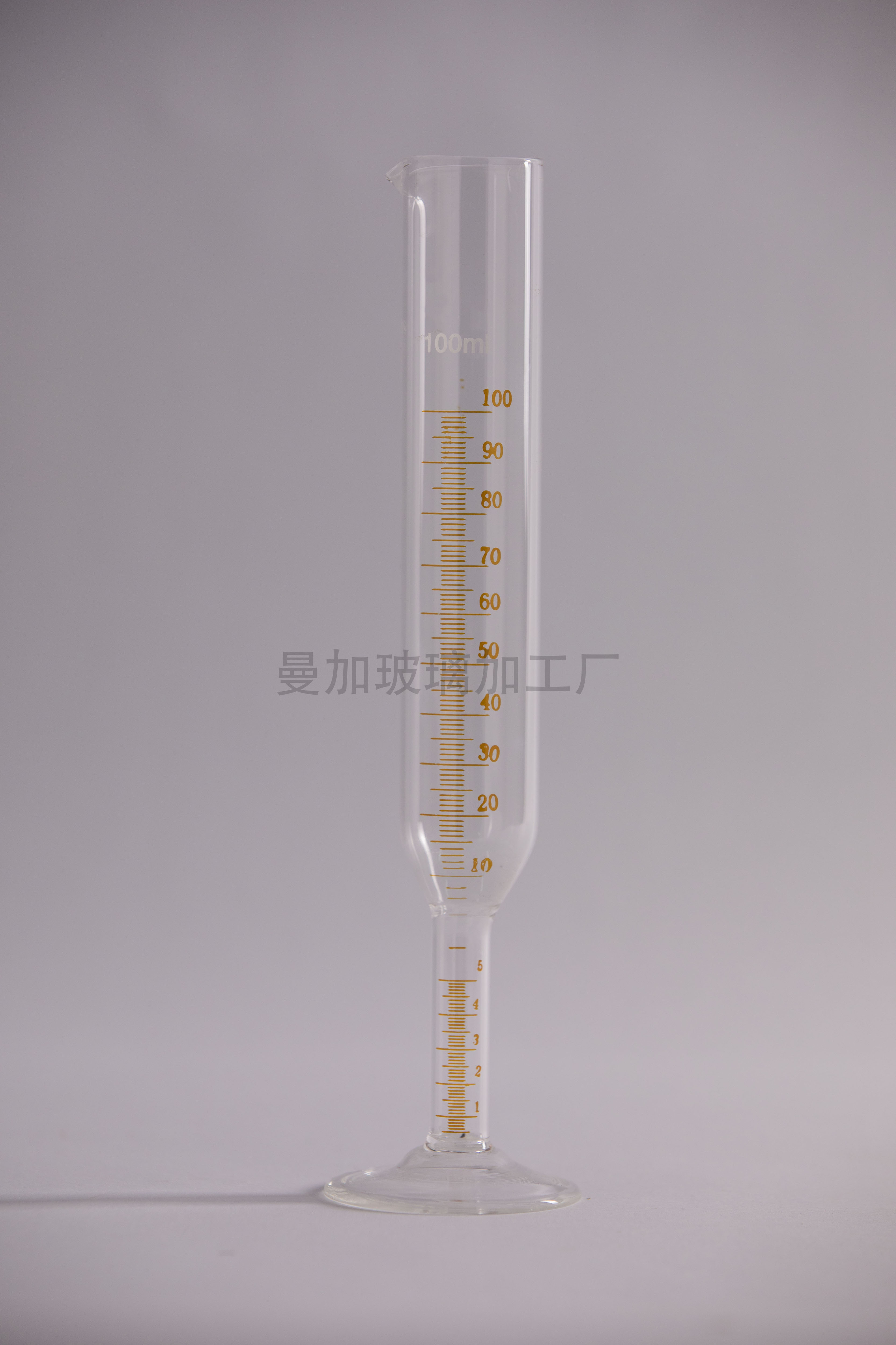 焦化粘油上异颈量筒 下异颈量筒 清晰准确带刻度100ml可定制其他 - 图1