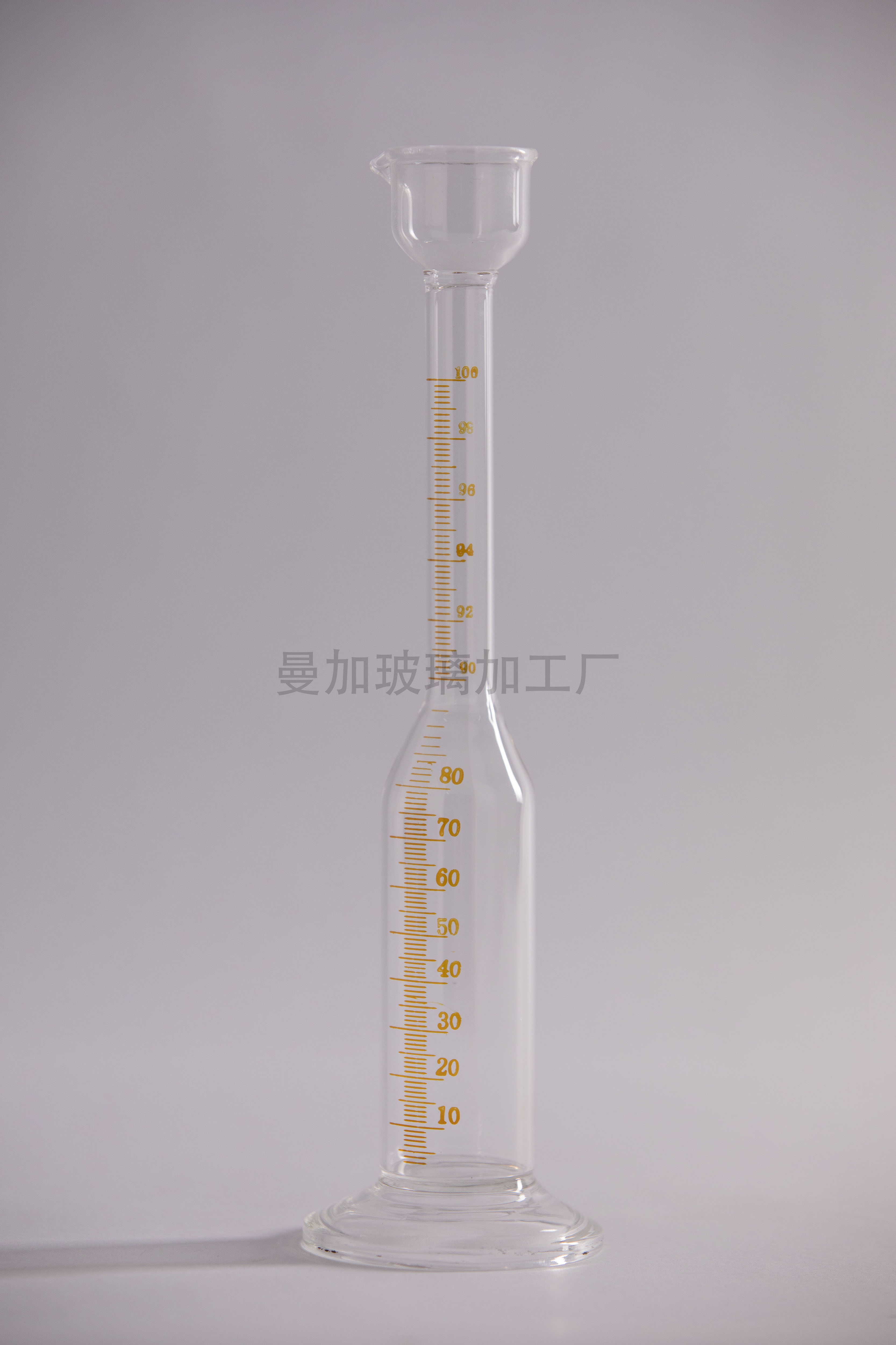 焦化粘油上异颈量筒 下异颈量筒 清晰准确带刻度100ml可定制其他 - 图0