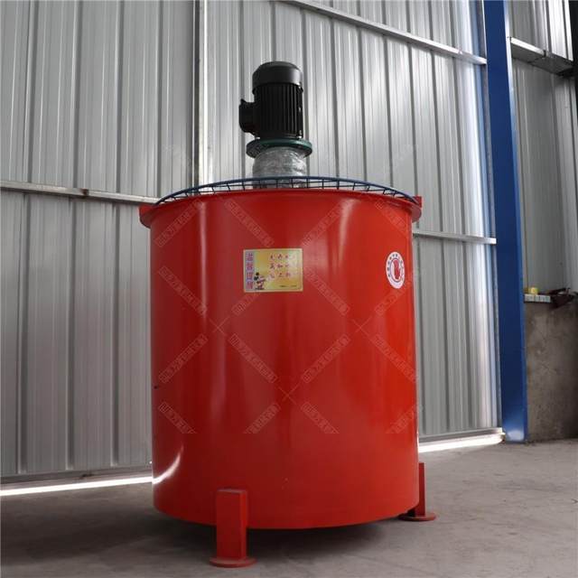 Electric vertical mixing barrel Cement mortar mixer Single-layer mortar concrete pulping machine JW900