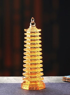 13层琉璃d文昌塔风水摆件家居客厅商铺乔迁开业学生送礼金榜题名