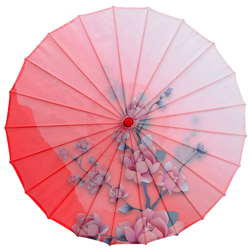 包邮舞蹈演出伞旗袍走秀伞拍照道具伞印花伞古典吊顶装饰伞绸布伞 - 图1