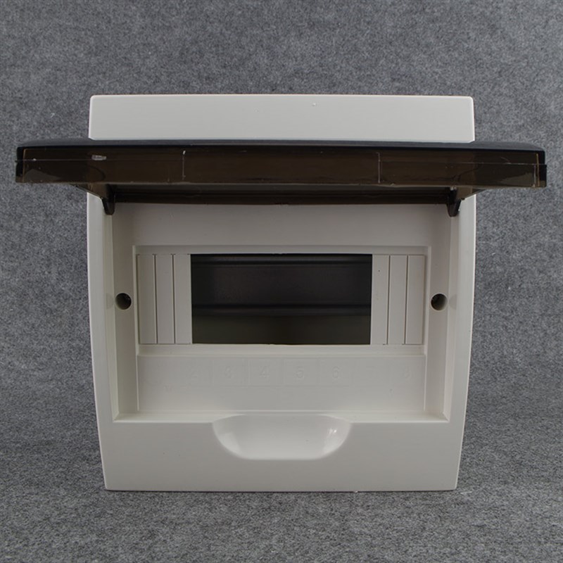 梅兰型塑料配电箱 8位明装空开箱 家用强电照明箱 模塑化配电盒 - 图1