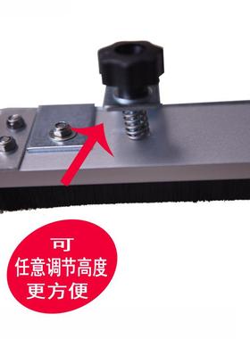 工业吸尘器配件尘扒铝合金属大口径50mm扒头地刷吸尘扒吸头刷头