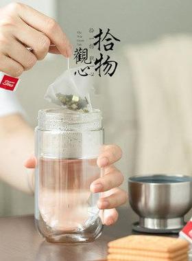 -风格货盘-简约格调-属性简约风_玻璃便携旅行茶具套装