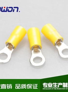 乐清TO型等规格端子预绝缘端头RV5.5-4S镀锡紫铜管