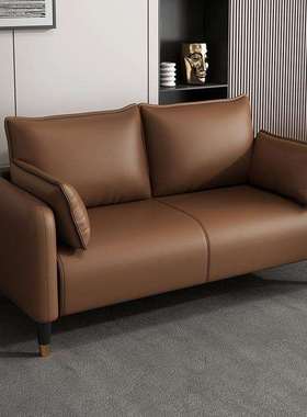 科技布艺沙发小户型客厅现代简约双三人网红卧室简易出租房服装店