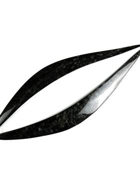 适用于14-21款英菲尼迪Q50Q50L锻造纹改装专用灯眉大灯装饰眼眉贴