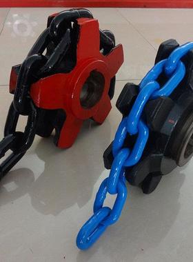 专业锻造提升机链轮单排双排多规格矿用结实耐用量大价优