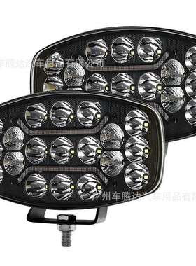 热销9寸19LED大功率货车灯180w船用探照灯通用款越野车前杠灯