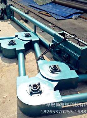 管链输送机生产螺旋刮板配件链轮盘片价格管链输送机多少钱