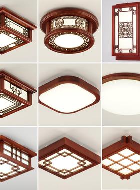 N5中式阳台灯led吸顶灯2024年新款玄关走廊过道灯衣帽间灯定