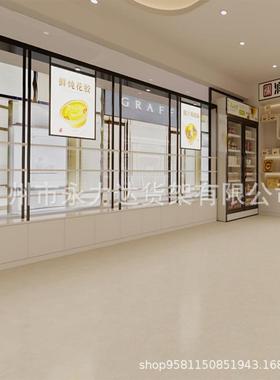 预制菜样品展架食疗养生滋补产品陈列架直播间样品钢木可调货架