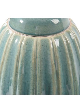 新中式南瓜罐绿色陶瓷摆件样板房软装客厅玄关P桌面莲蓬家居装饰