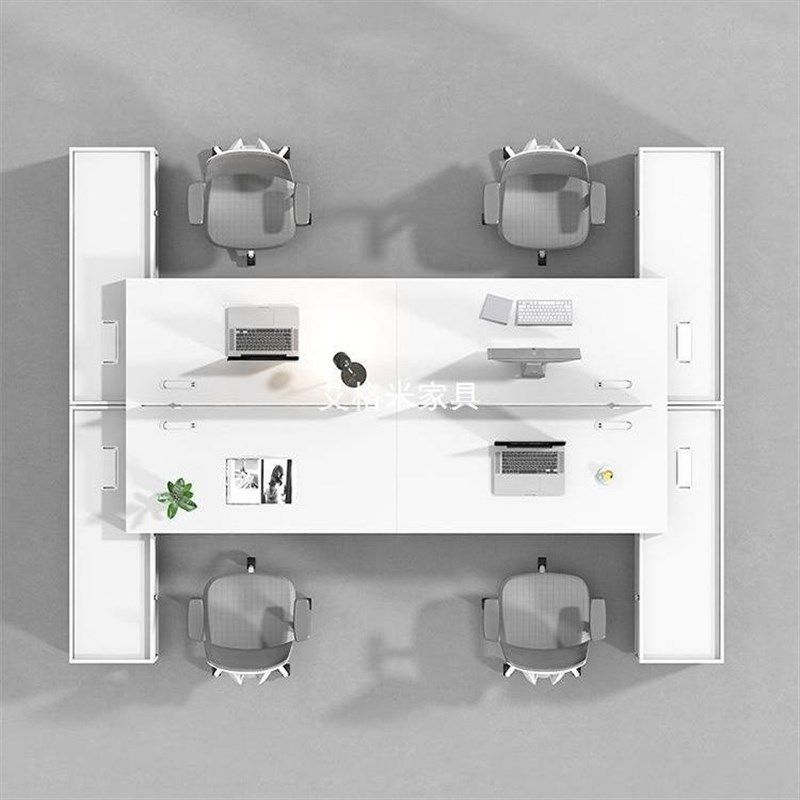 务财办公简约现h代桌职员办公椅组合双人白色工位办公桌00232子办,淘宝优惠券,粉丝福利购,淘宝优惠卷