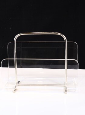 现代极简b摆件酒店售楼处家居书房客厅简约装饰品亚克力书架杂志