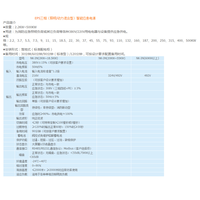 TYNOEPS三相照明/动力应急电源单相智能应急电源2KW5KW15KW1K - 图1