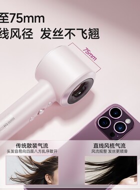 RUAFEE岚斐高速吹风机家用护发等离子不伤发电吹风静音速干吹风筒