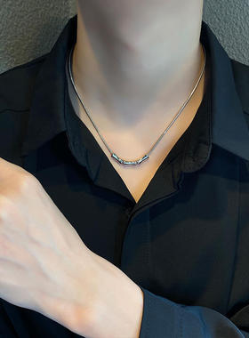 竹节项链男士潮牌百搭