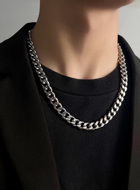 欧美古巴链子项链hiphop男女潮流