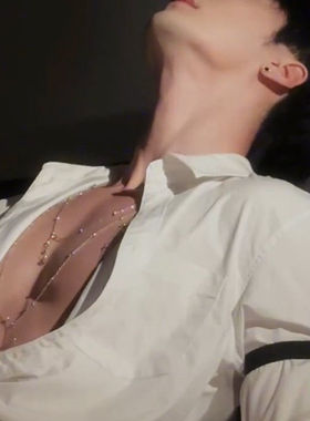 胸链身体链男士大码性感高级铃铛