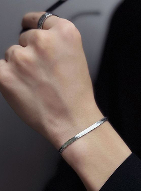 蛇骨手链男潮高级感ins小众设计