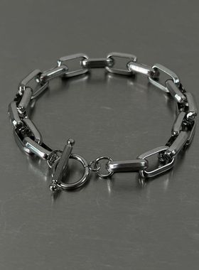 钛钢链条手链男潮高级感小众设计