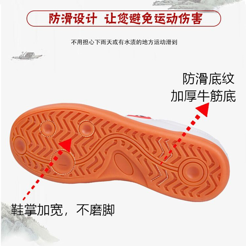 新款太极鞋男春秋武术鞋太极拳鞋女鞋中老年夏季透气太极练功鞋-图2