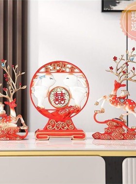 送闺密装的新婚摆件m订婚结婚礼物实用送新人情侣客厅饰品新房搬