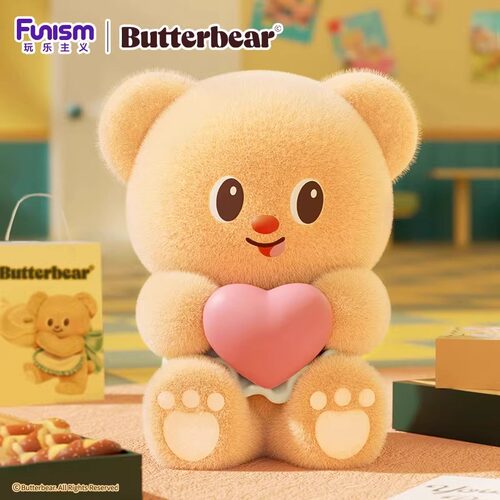 玩乐主义黄油小熊butterbear营业日系列盲盒工位可爱公仔摆件礼物 - 图2