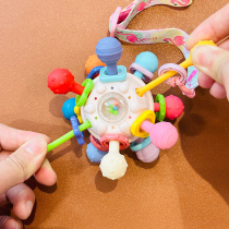 Baby tooth gum atomic ball hand grip ball rattles 0-1-year-old baby gripping training toy can bite 6 months puzzle