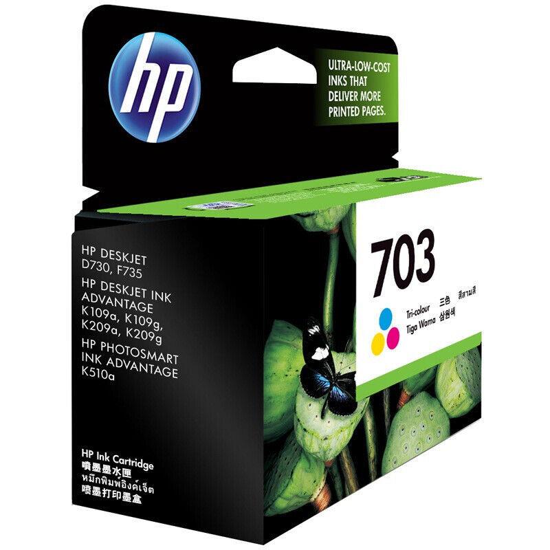惠普(HP)703原装墨盒适用109a/K209a/K510a/F735/D730打印机墨 - 图0