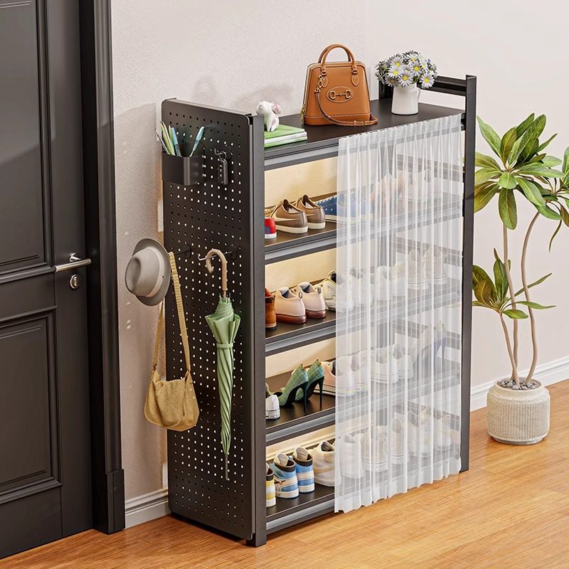 炎恩新款钢制鞋架防尘家用室内多层大容量鞋柜入户门口落地置物架,淘宝优惠券,粉丝福利购,淘宝优惠卷