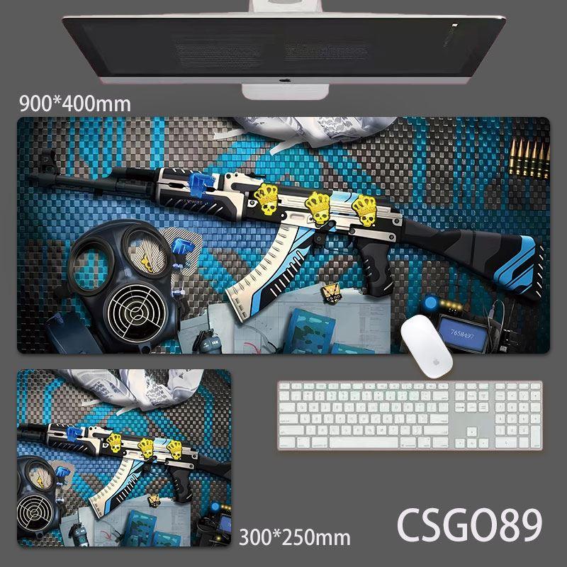 CSGO反恐精英鼠标垫超大号男生电竞游戏加厚防水桌面键盘电脑桌垫 - 图2