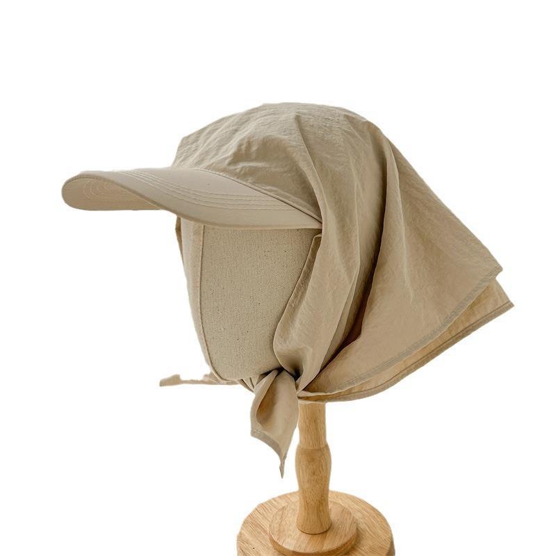 韩国明星Jennie同款网红速干头巾鸭舌帽女户外遮阳防晒帽子棒球帽