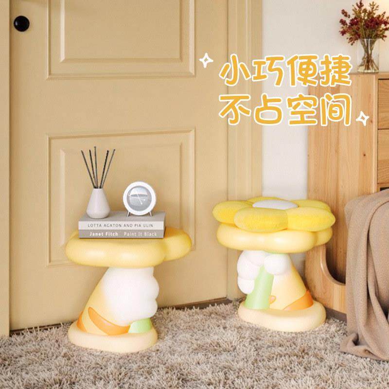 创意可爱猫爪换鞋凳儿童入户玄关进门口家用装饰摆饰小矮凳穿鞋凳,淘宝优惠券,粉丝福利购,淘宝优惠卷