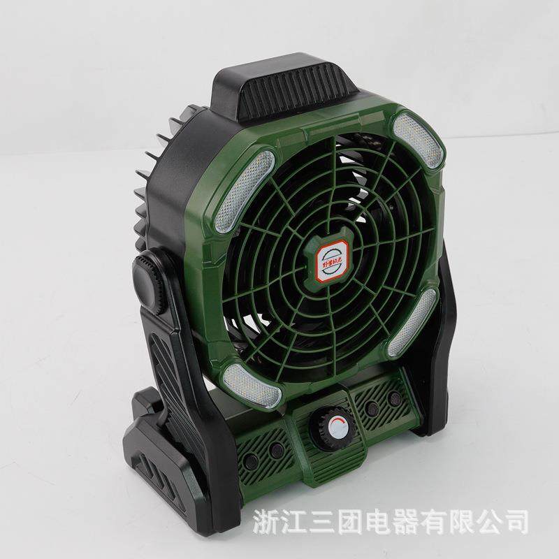 厂家户外露营风扇LED充电款usb宿舍钓鱼便携摇头静音大风力超长续,淘宝优惠券,粉丝福利购,淘宝优惠卷