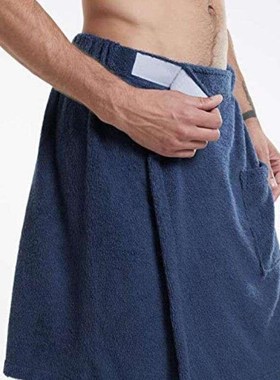 Men&ampamp#39s soft towel comfortable bath weaRrable bathrob