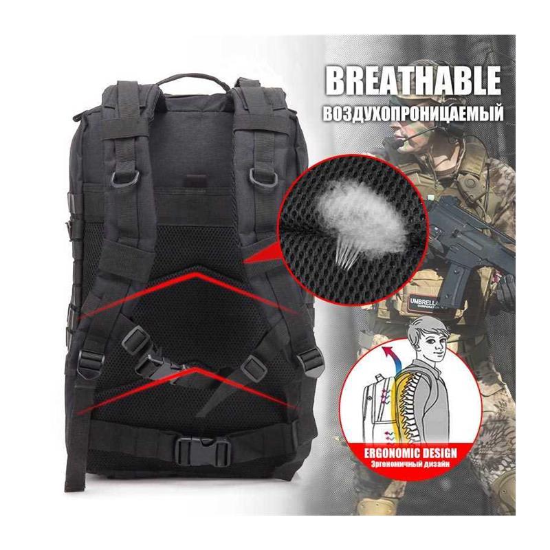 Mochila Táctica Militar de 50L para Hombre, accesorio de gr - 图3